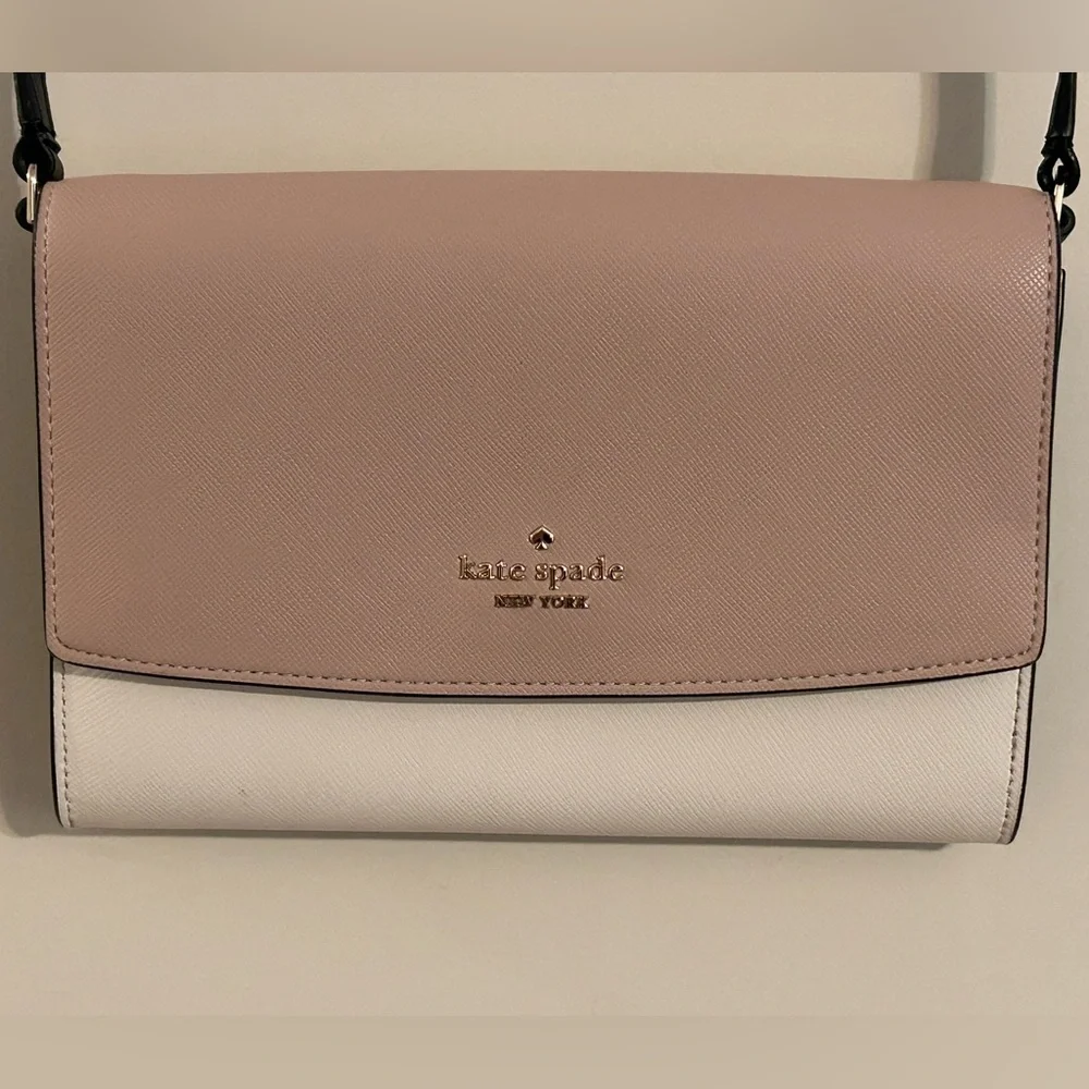 Kate Spade Perry Leather Blush Crossbody Bag